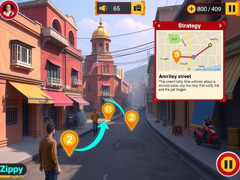 Zippy Amritsar Flash strategy guide showing map routes